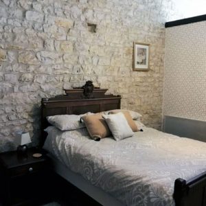 master bedroom in Civray gite